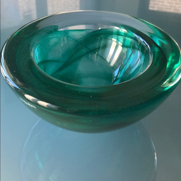 Orrefors Kostaboda Other - Kosta Boda Atoll Bowl, Sweden,  Art Glass Swirl